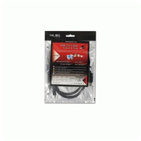 Cavo Usb 2.0-5mt. A / Mini B Nero - Foto 1